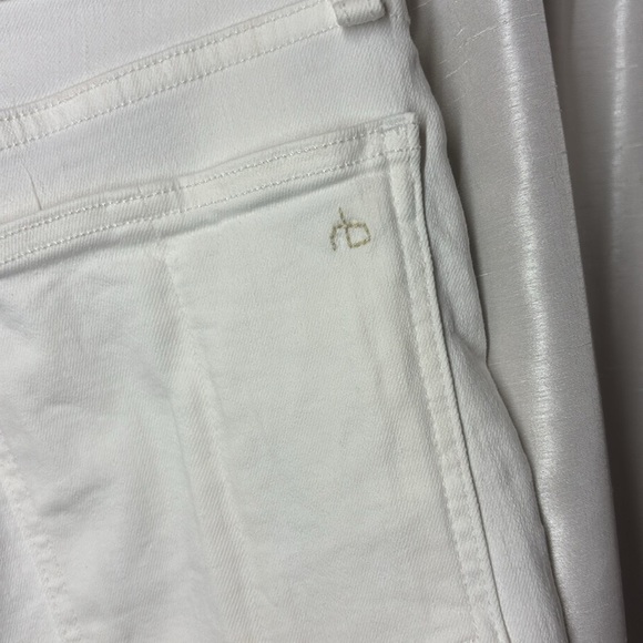 Rag & Bone white jeans, high rise ankle skinny, size 28, stretchy, made in USA! - Picture 8 of 12